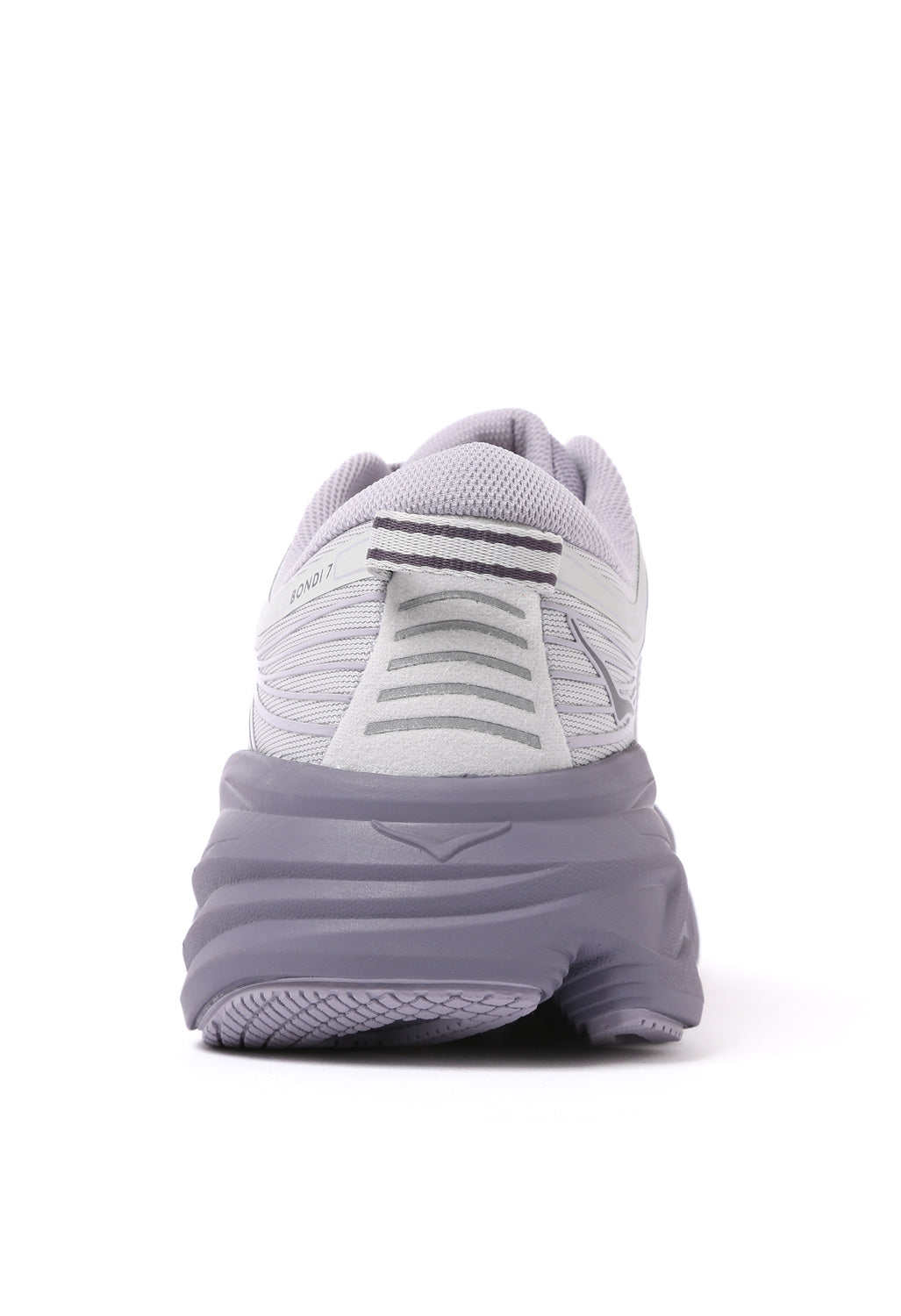 Hoka Women's Bondi 7 Trainers - Stardust / Mellow Lilac