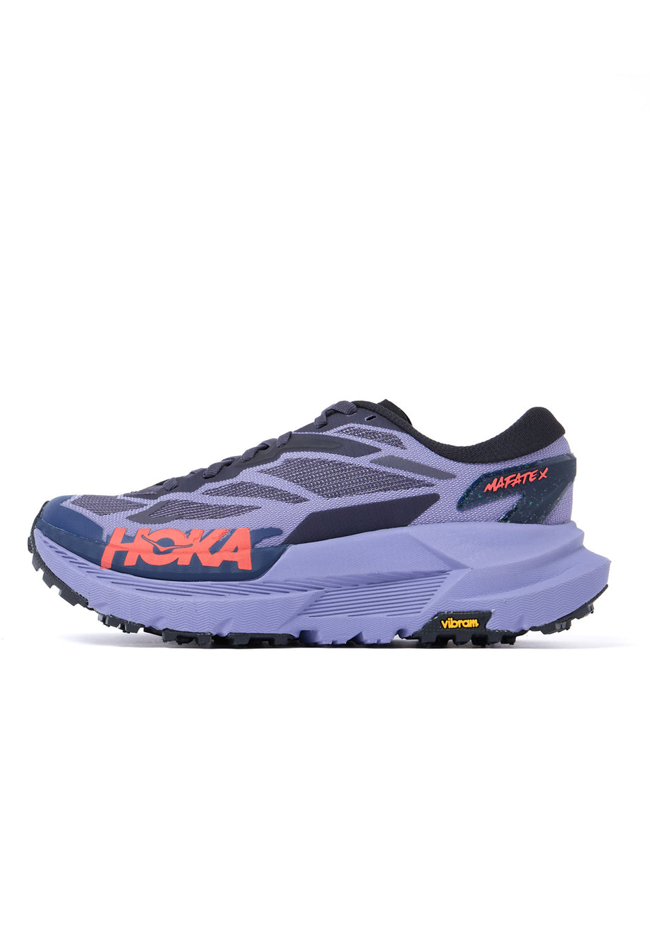 Hoka Women's Mafate X Trainers - Berry Jam / Squid Ink