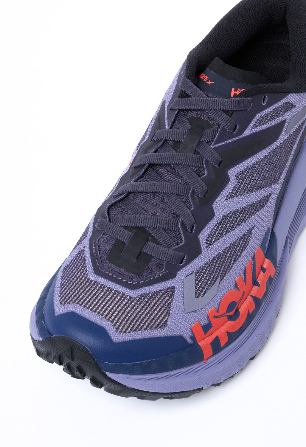 Hoka Women's Mafate X Trainers - Berry Jam / Squid Ink