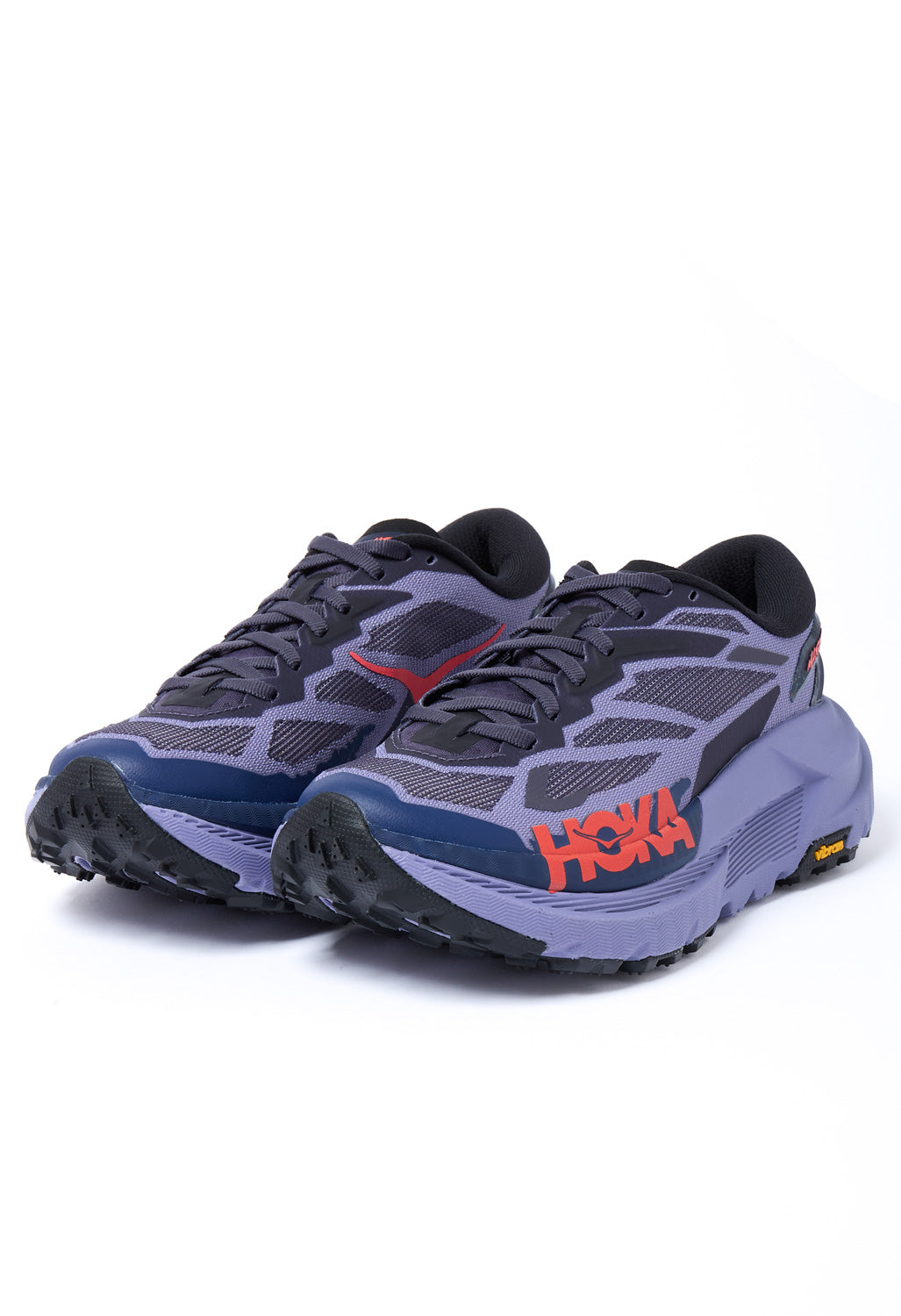 Hoka Women's Mafate X Trainers - Berry Jam / Squid Ink