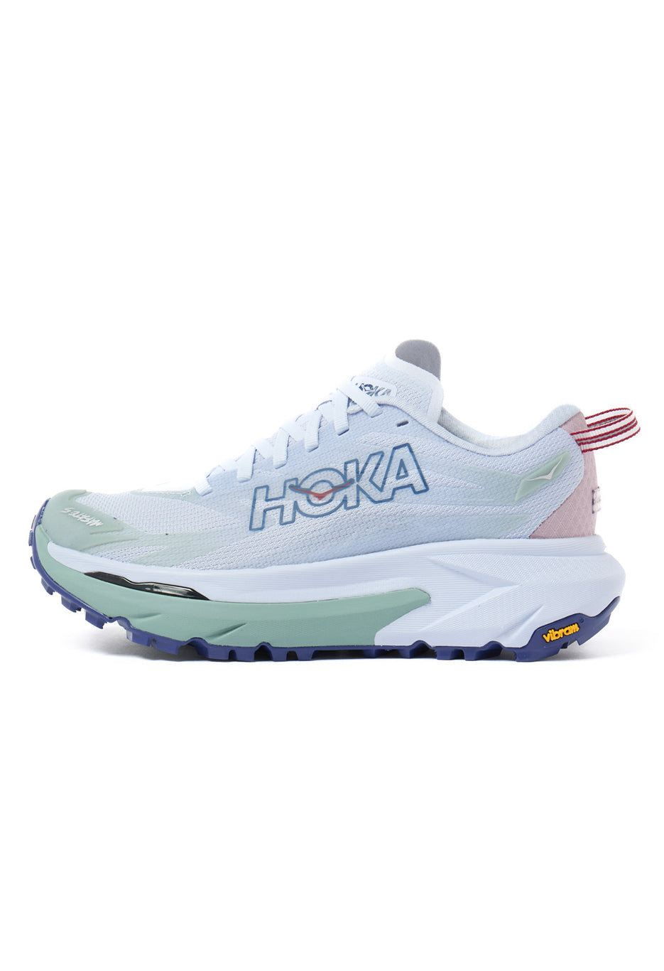 Hoka Women's  Mafate 5 Trainers - Ambient Blue / Rosemary