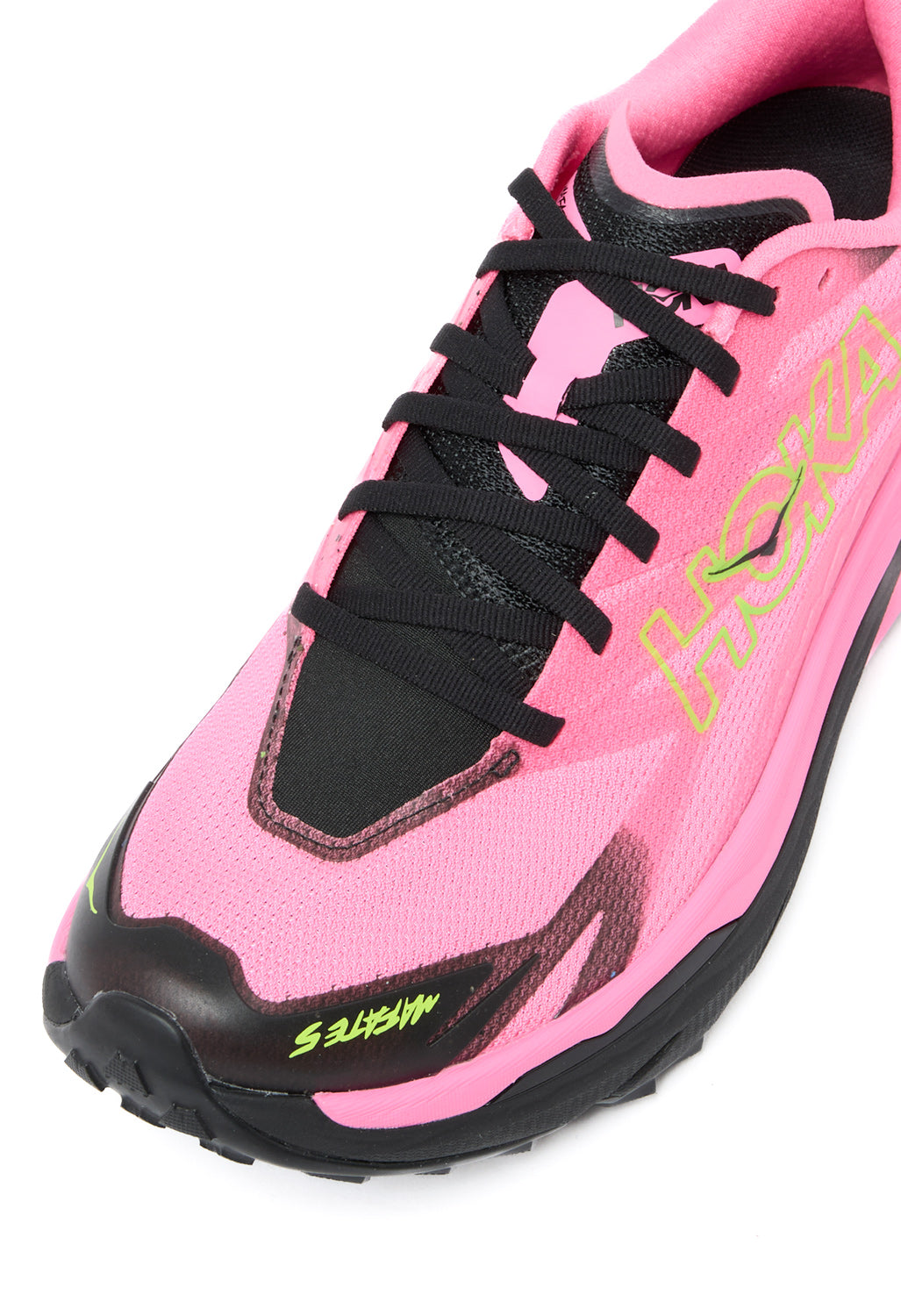 Hoka Women's  Mafate 5 Trainers - Neon Rose / Black