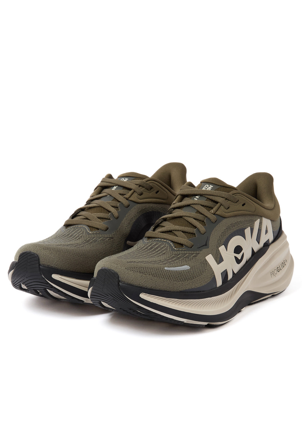 Hoka Women's Clifton Pro Trainers - Antique Olive / River Rock Grey