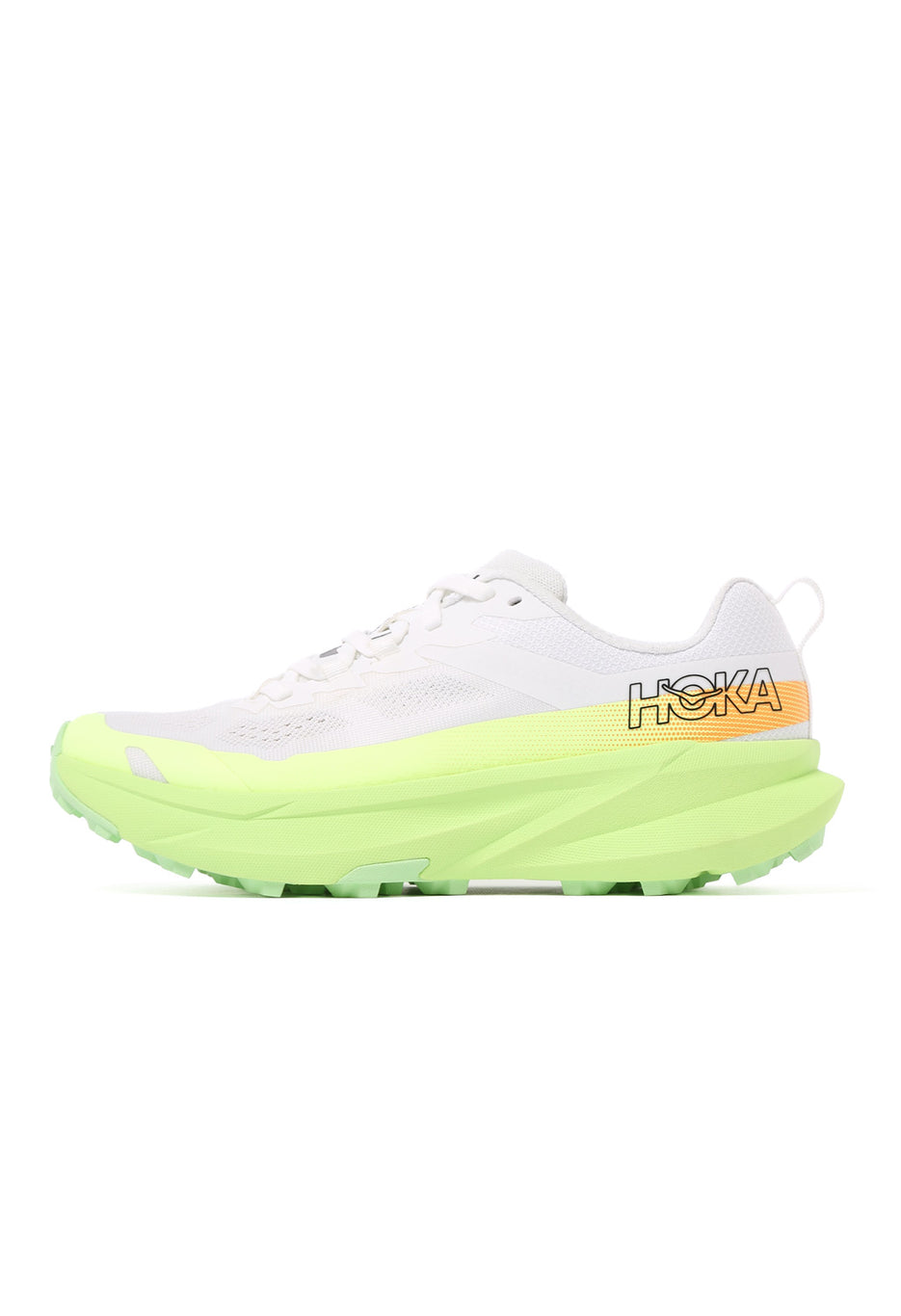 Hoka Women's Torrent 5 Trainers - Frost / Neon Yuzu