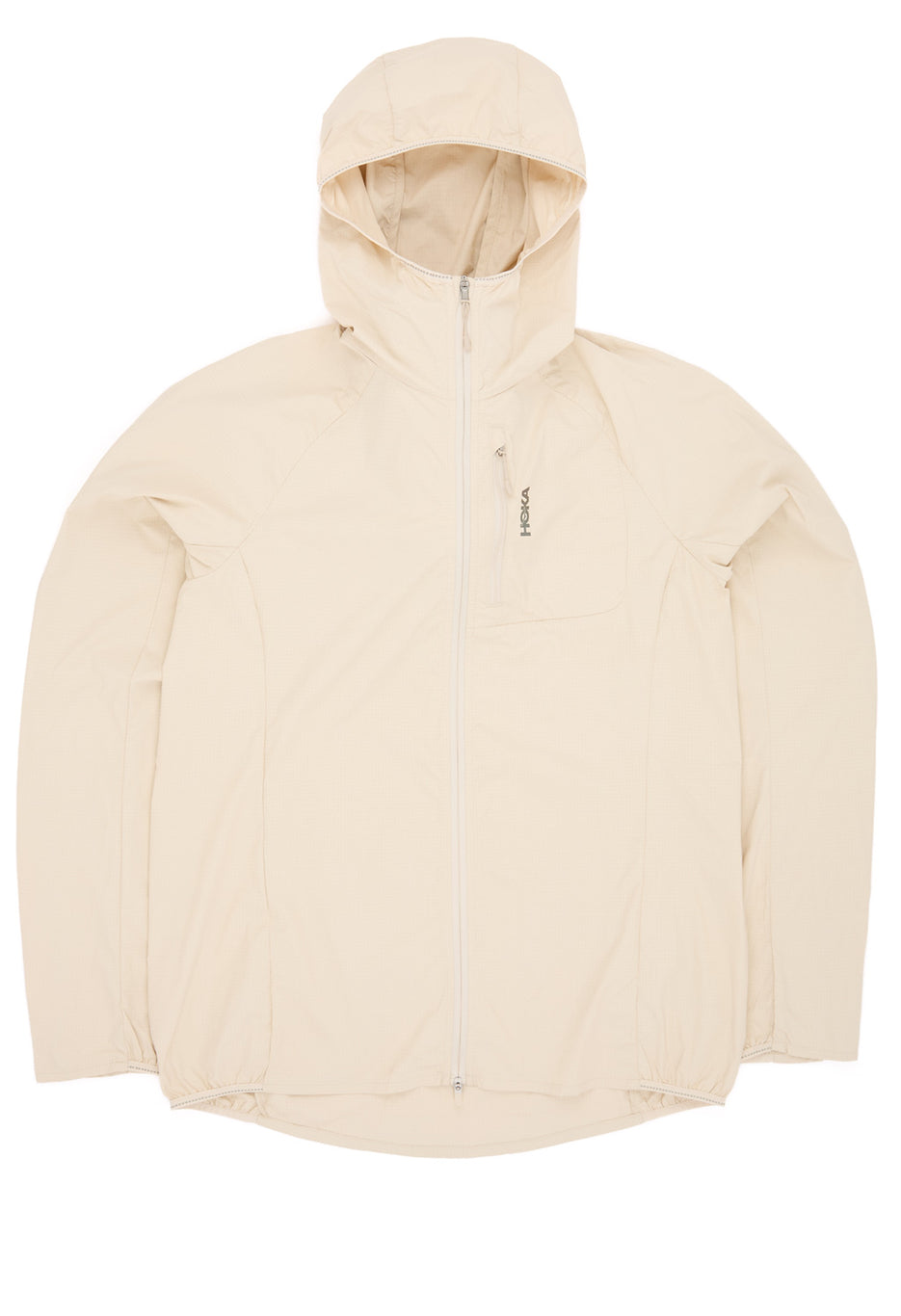 Hoka Women's Skyflow Wind Jacket - Oat Milk