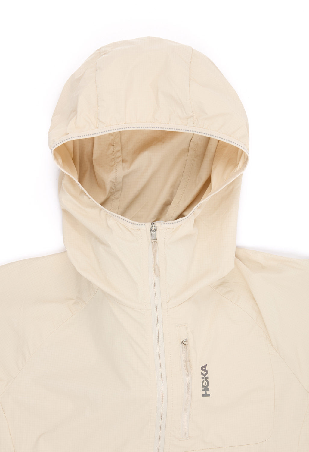 Hoka Women's Skyflow Wind Jacket - Oat Milk