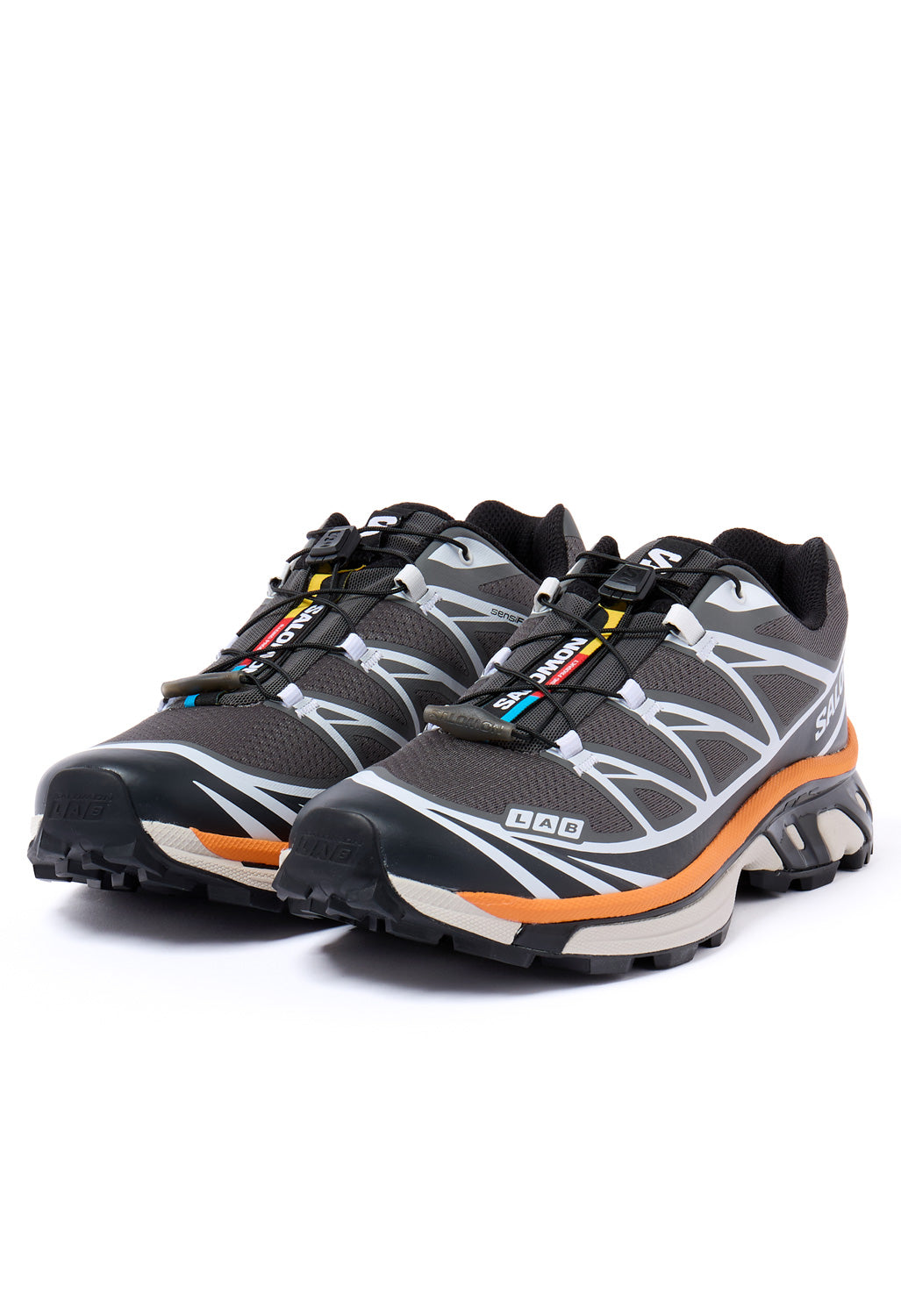 Salomon XT-6 Trainers - Pewter / Black / Turmeric