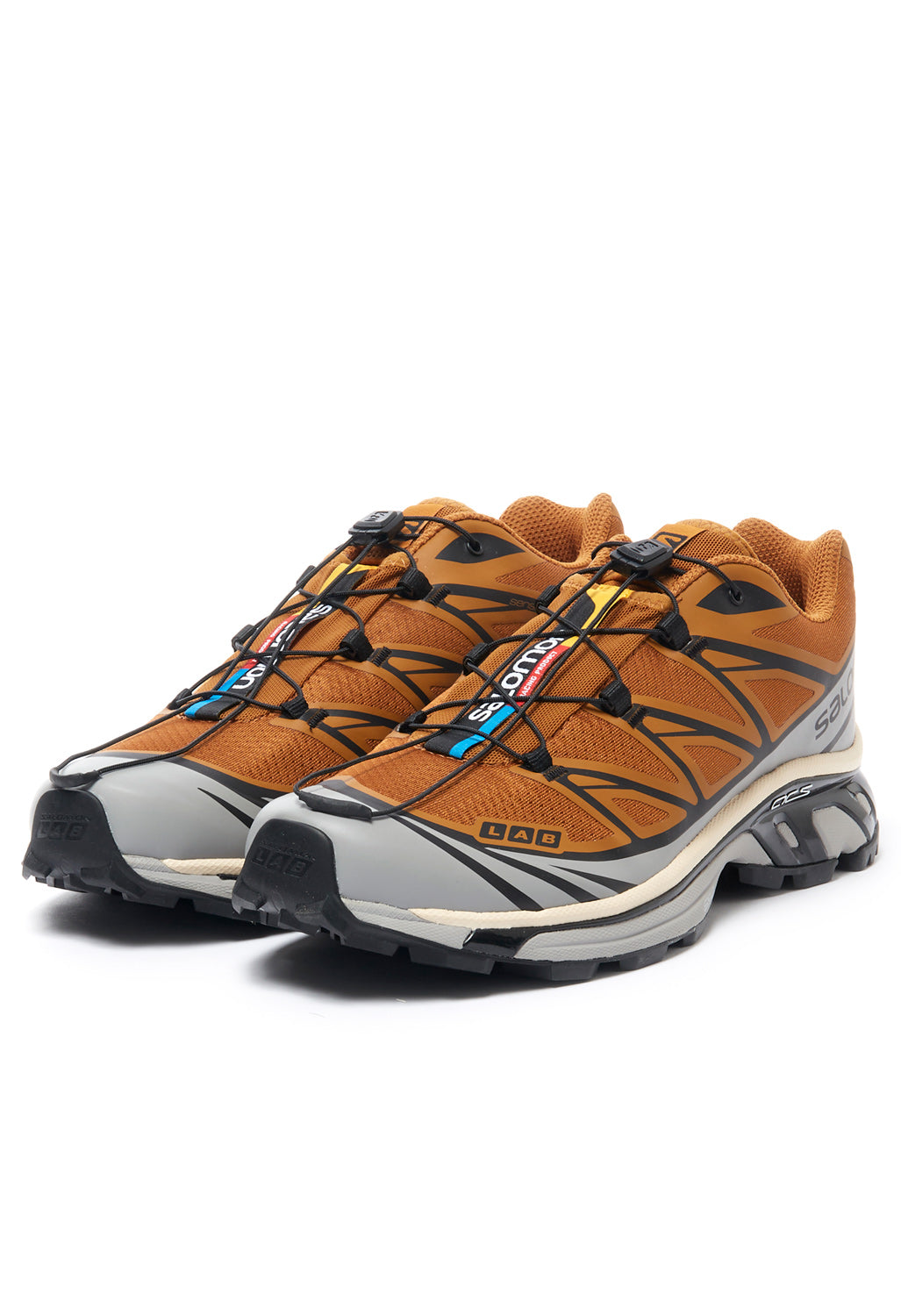 Salomon XT-6 Trainers - Cathay Spice/Quarry/Rose Cloud