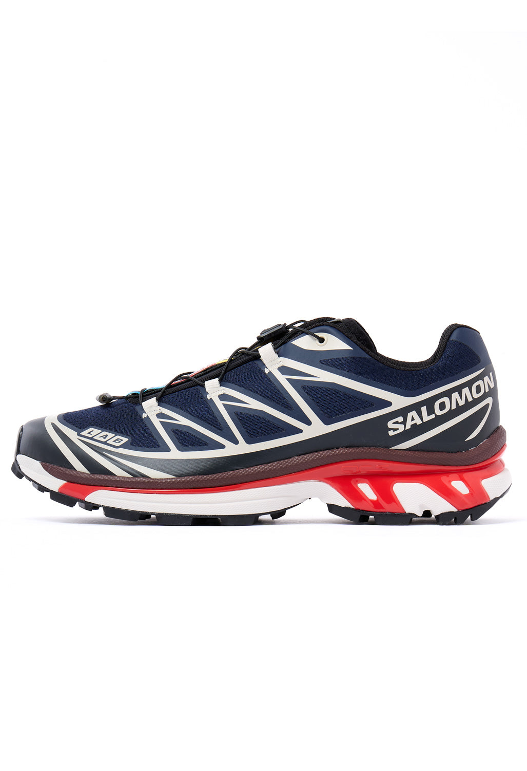Salomon XT-6 Trainers - Maritime Blue / Black / Fiery Red