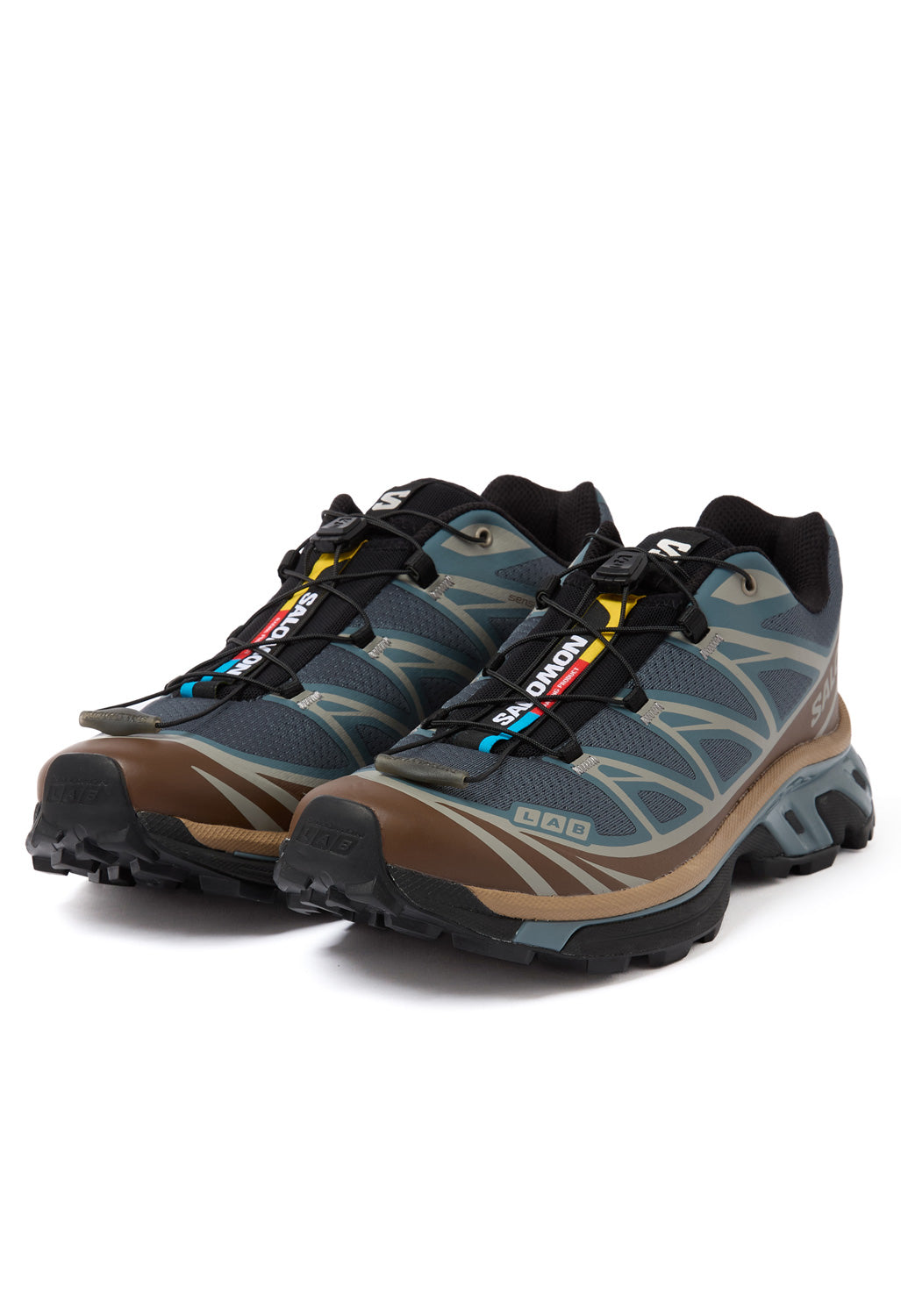Salomon XT-6 Trainers - Stormy Weather / Mustang