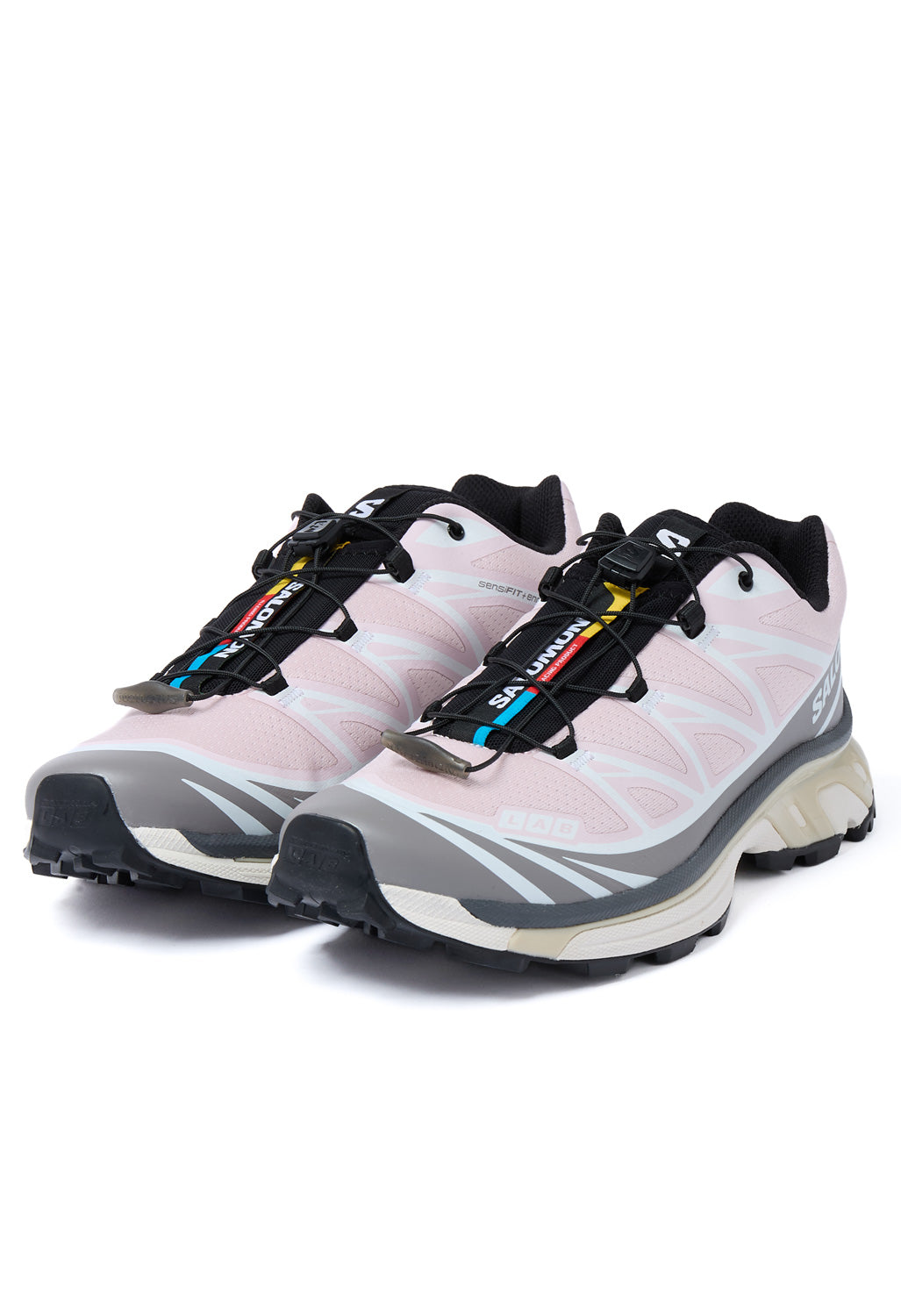 Salomon XT-6 Trainers - Cloudburst / Icy Pink / Tapioca