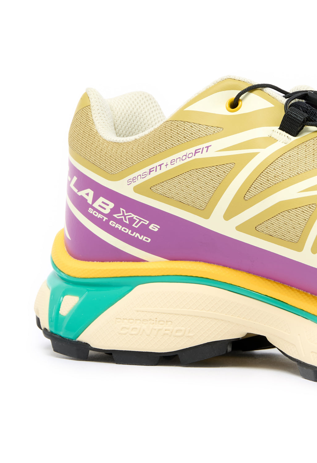 Salomon XT-6 Trainers - Antique Gold / Transparent Yellow / Willowherb