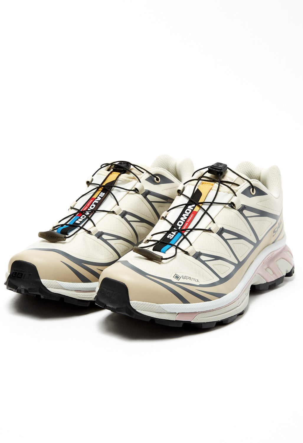 Salomon XT-6 GORE-TEX Trainers - Almond Milk / Feather Gray / Pale Mauve