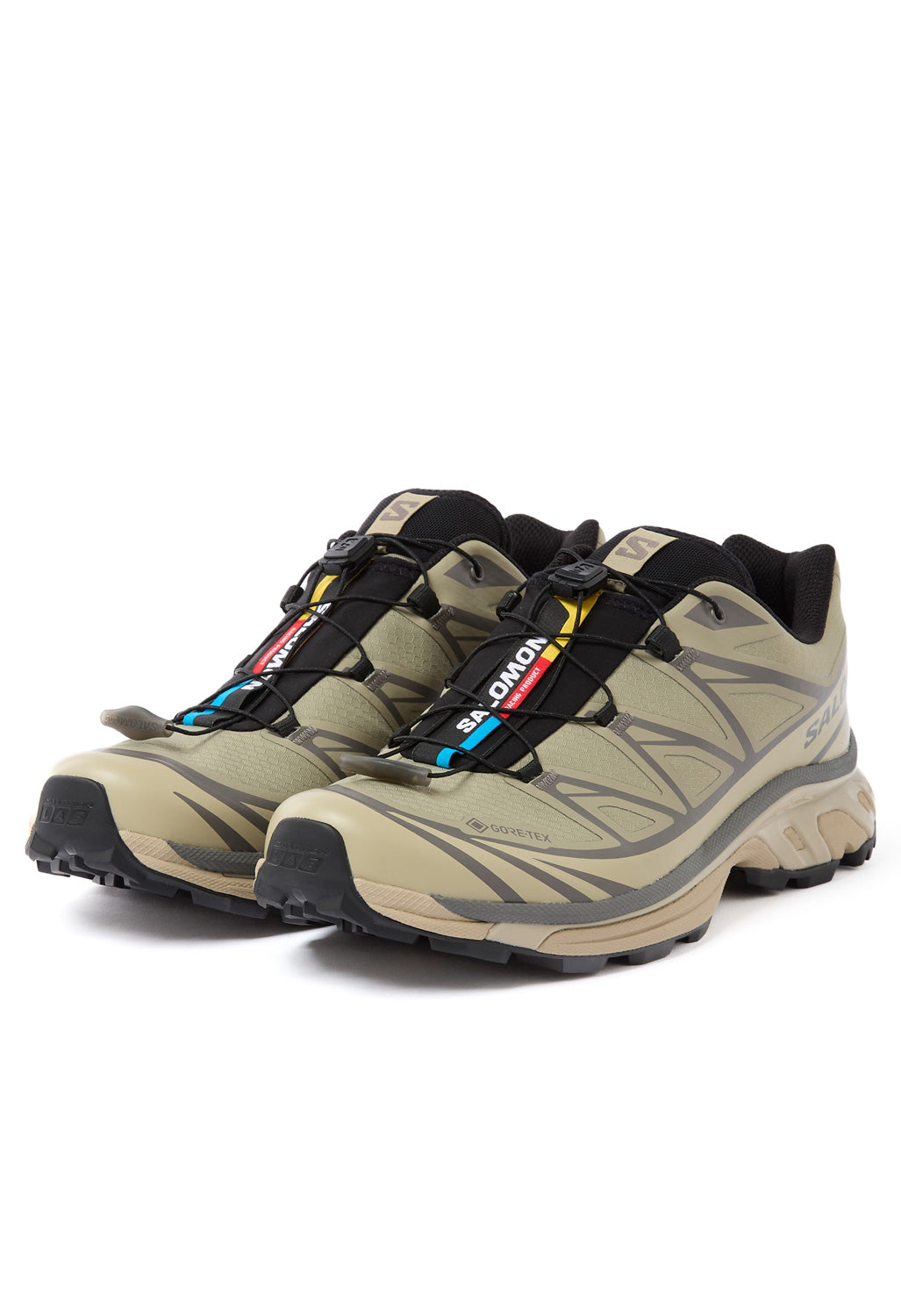Salomon XT-6 GORE-TEX Trainers - White Pepper / Silver Sage