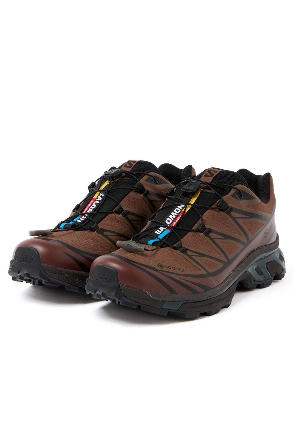 Salomon XT-6 GORE-TEX Trainers - Mustang / Bitter Chocolate
