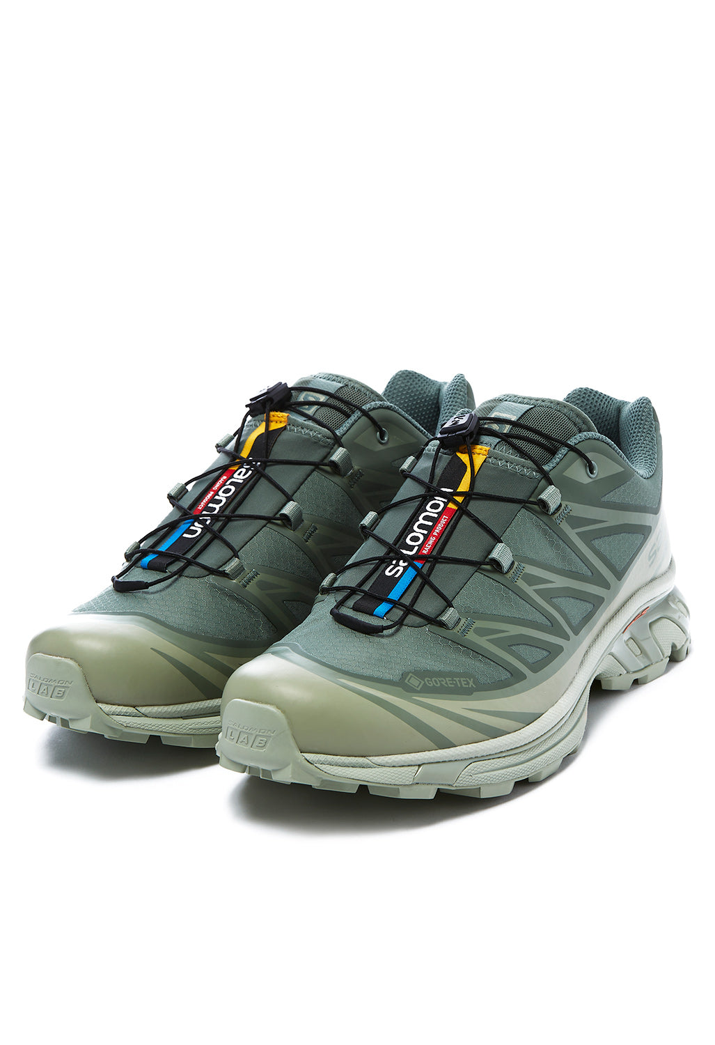 Salomon XT-6 GORE-TEX Trainers - Desert Sage / Lily Pad / Laurel Wreath