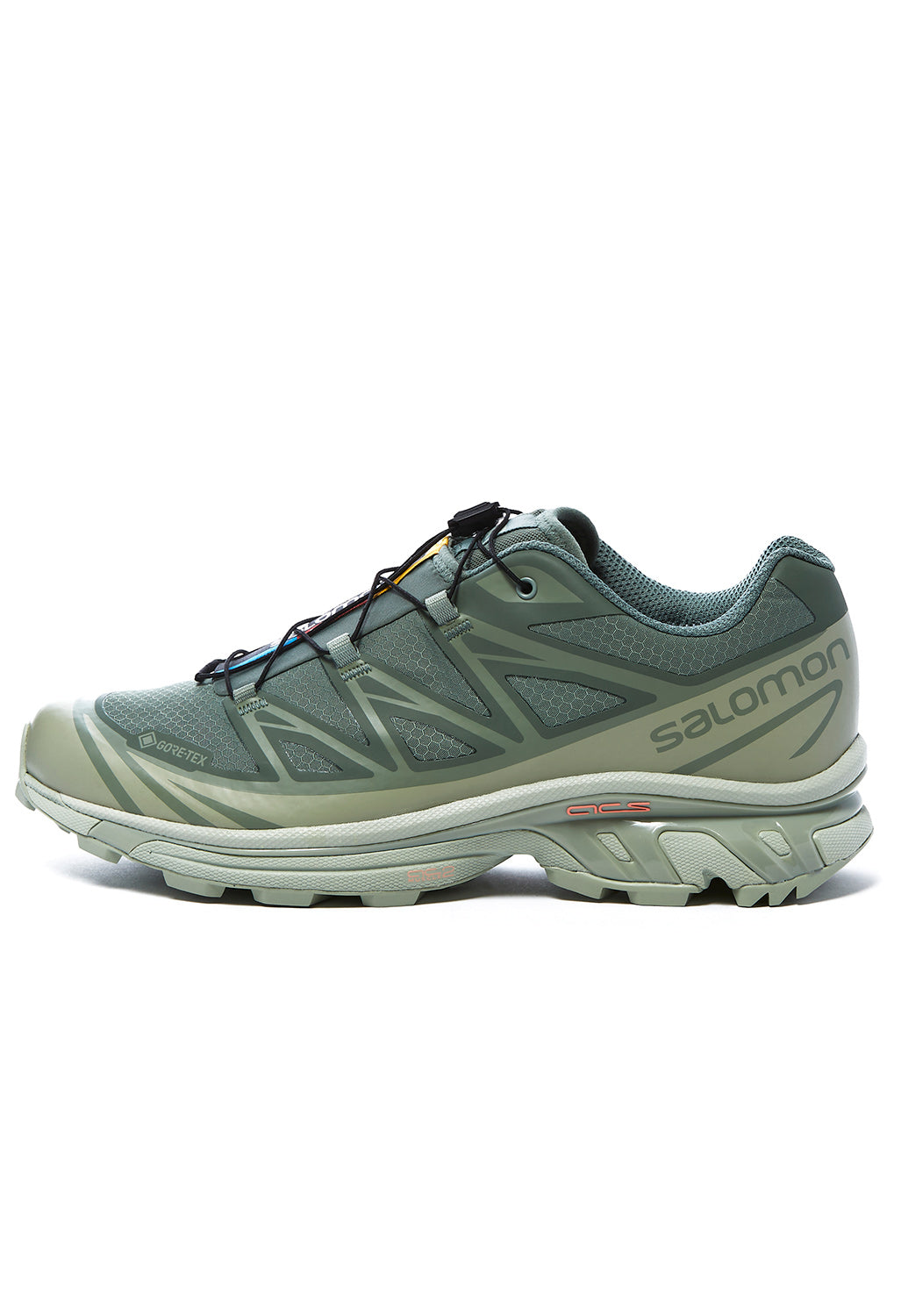 Salomon XT-6 GORE-TEX Trainers Desert Sage Lily Pad Laurel Wreath