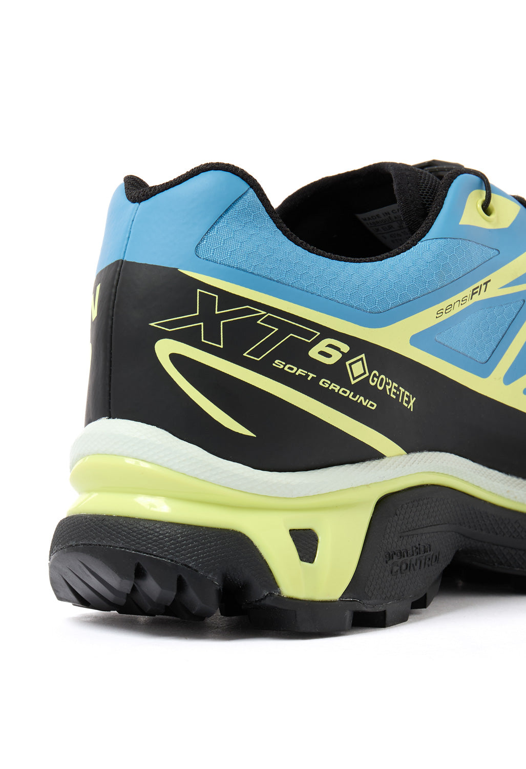 Salomon XT-6 GORE-TEX Trainers - Niagara / Sunny Lime / Black