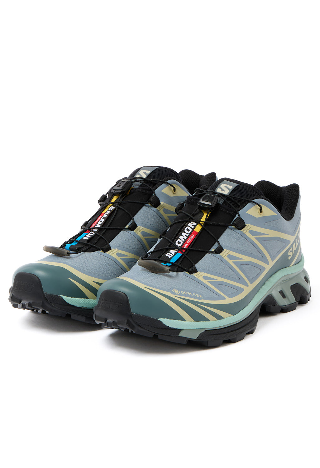 Salomon XT-6 GORE-TEX Trainers - Tradewinds / Stormy Weather