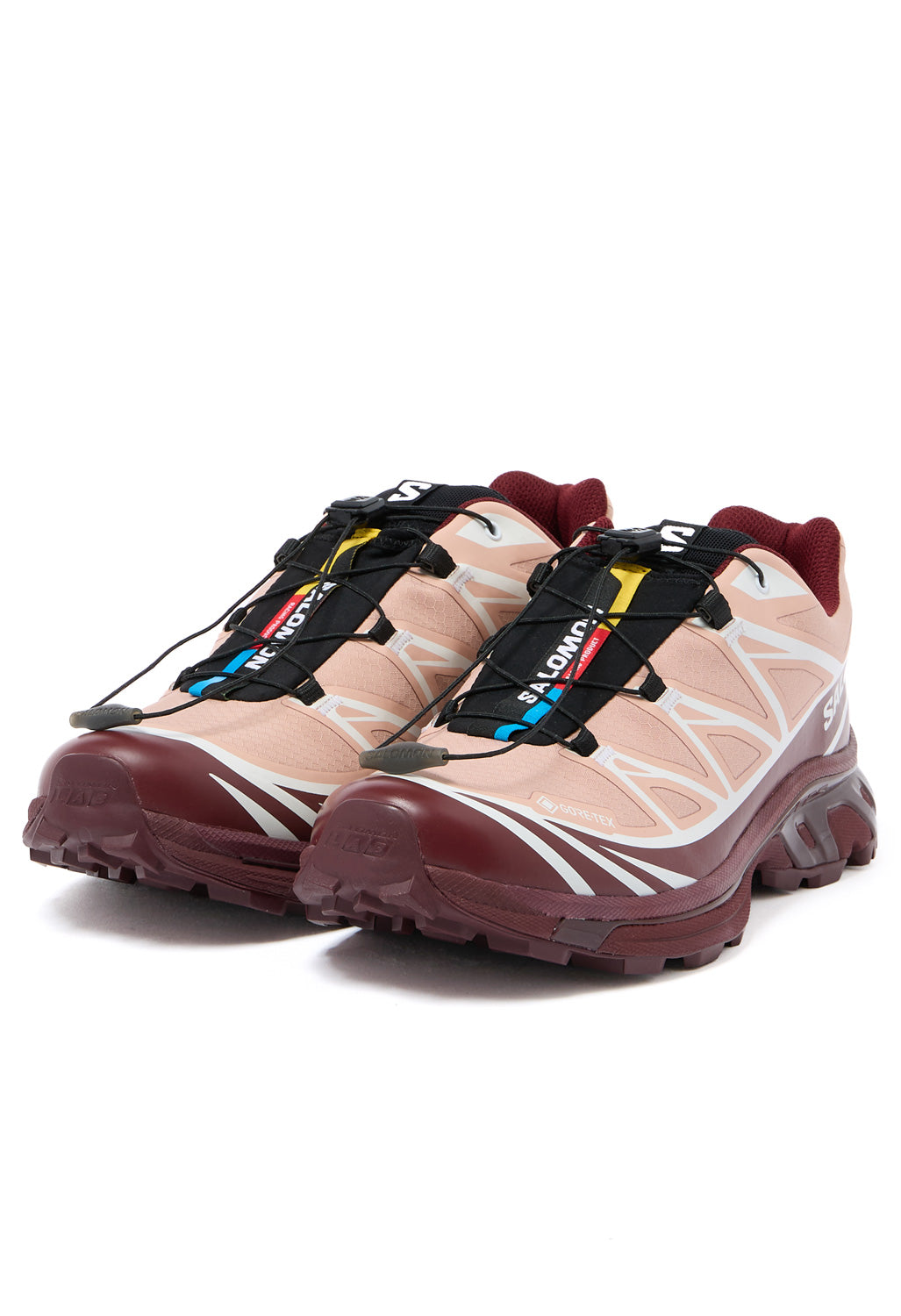 Salomon XT-6 GTX Trainers - Mahogany Rose / Tawny Port / Black
