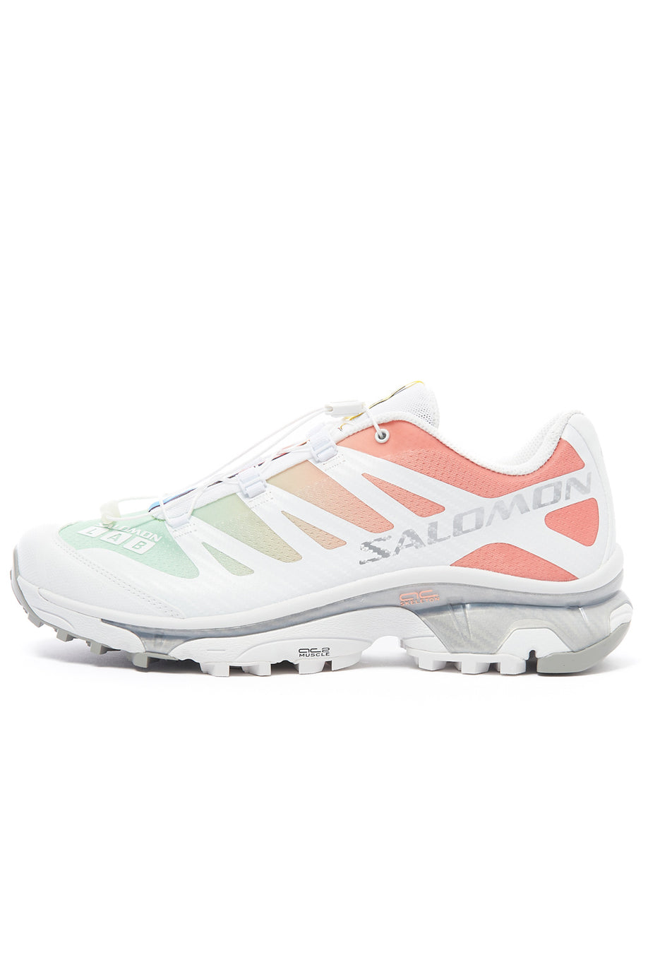 Salomon XT-4 OG Trainers - White / Green Ash / Coral