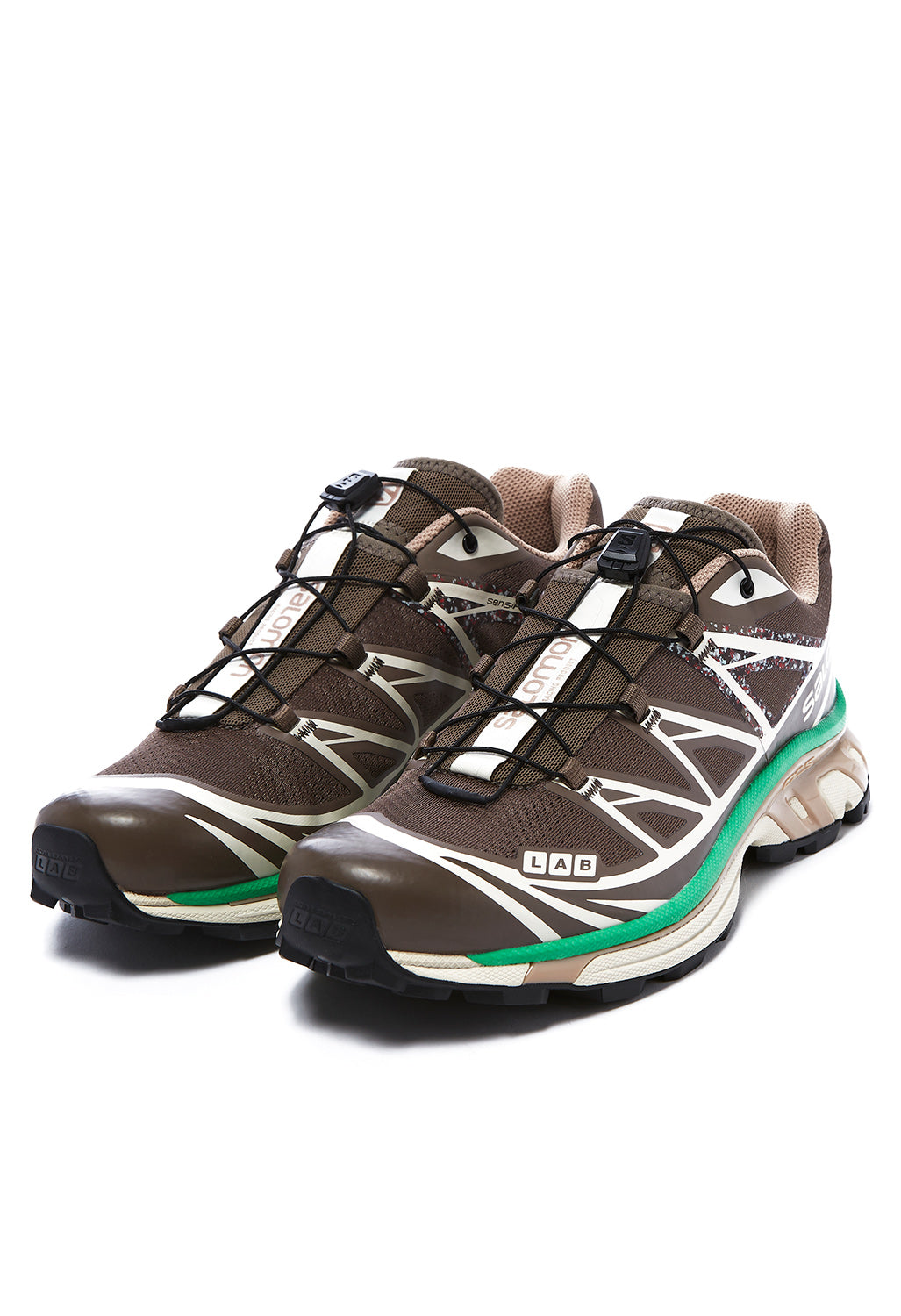 Salomon XT-6 Mindful 2 Shoes - Falcon/Almond Milk/Bright Green