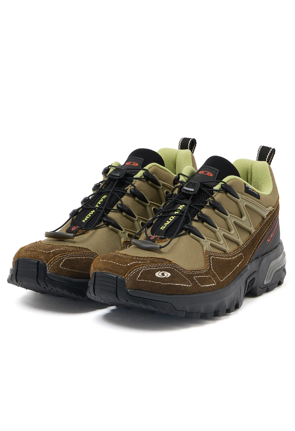 Salomon ACS+ Escape Trainers - Aloe / Dark Earth / Burnt Ochre