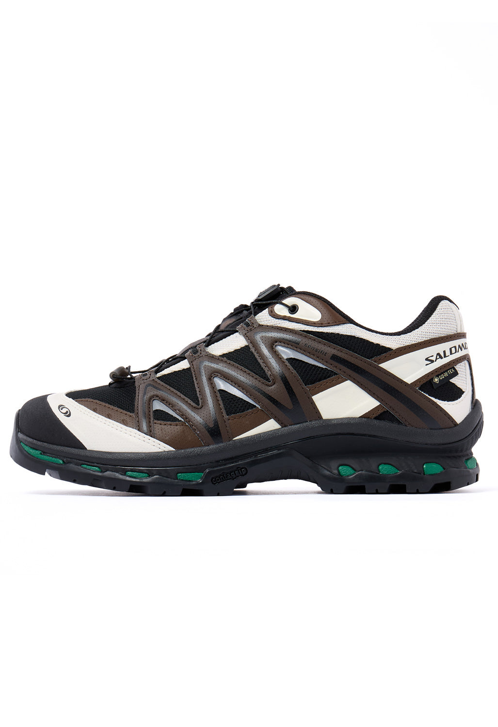 Salomon XT-Quest GORE-TEX Trainers - Black / Delicioso / Green Jacket