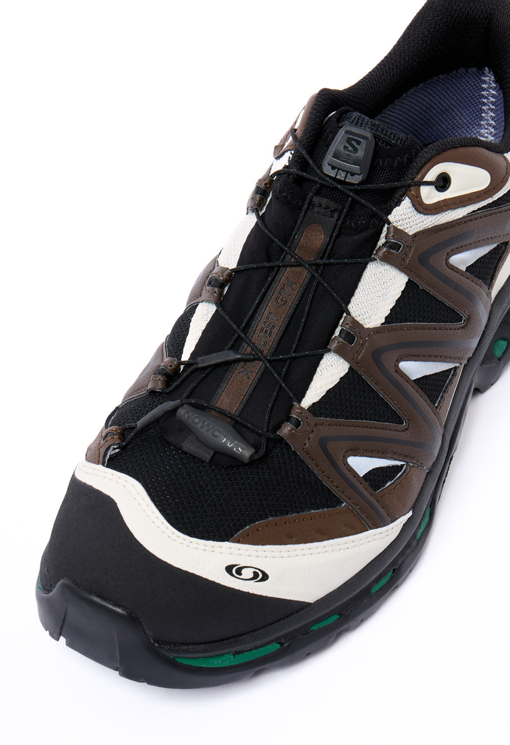 Salomon XT-Quest GORE-TEX Trainers - Black / Delicioso / Green Jacket