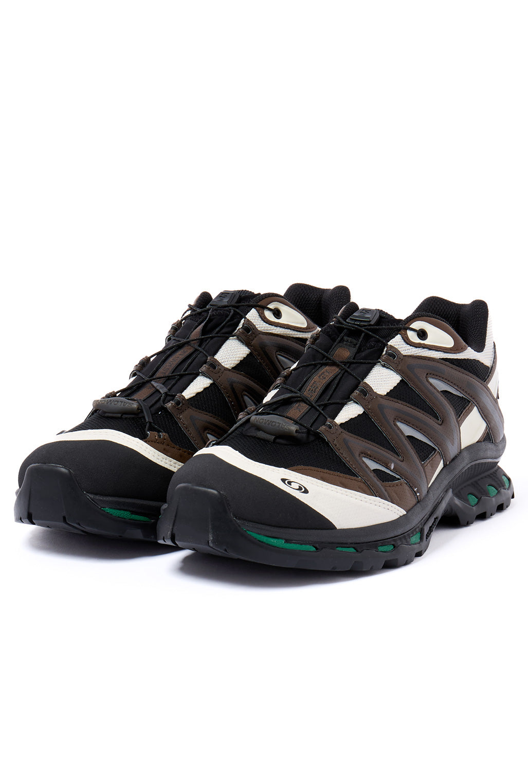 Salomon XT-Quest GORE-TEX Trainers - Black / Delicioso / Green Jacket