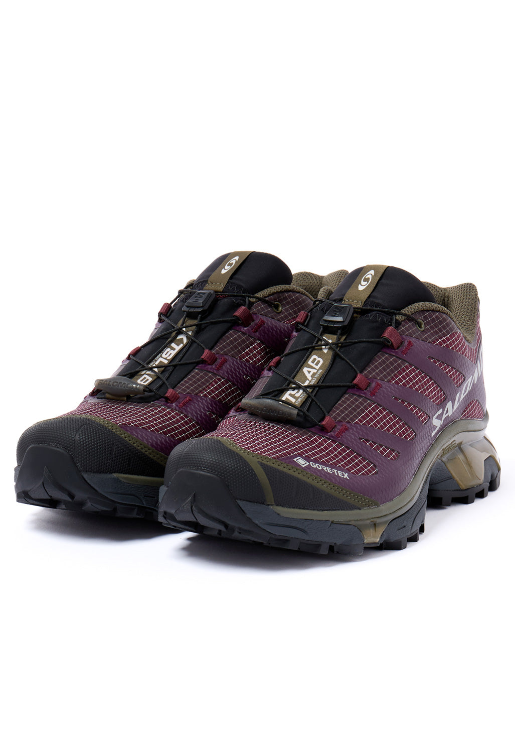 Salomon XT-4 OG GORE-TEX Trainers - Maroon Banner / Winter Bloom / Grape Leaf