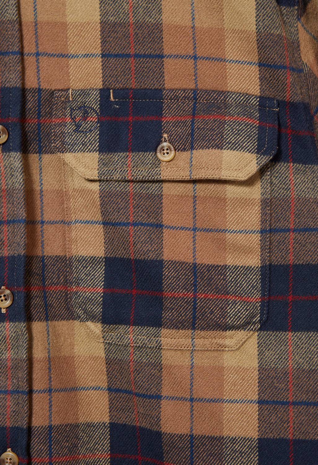 Fjällräven Singi Heavy Flannel Men's Shirt - Dark Sand