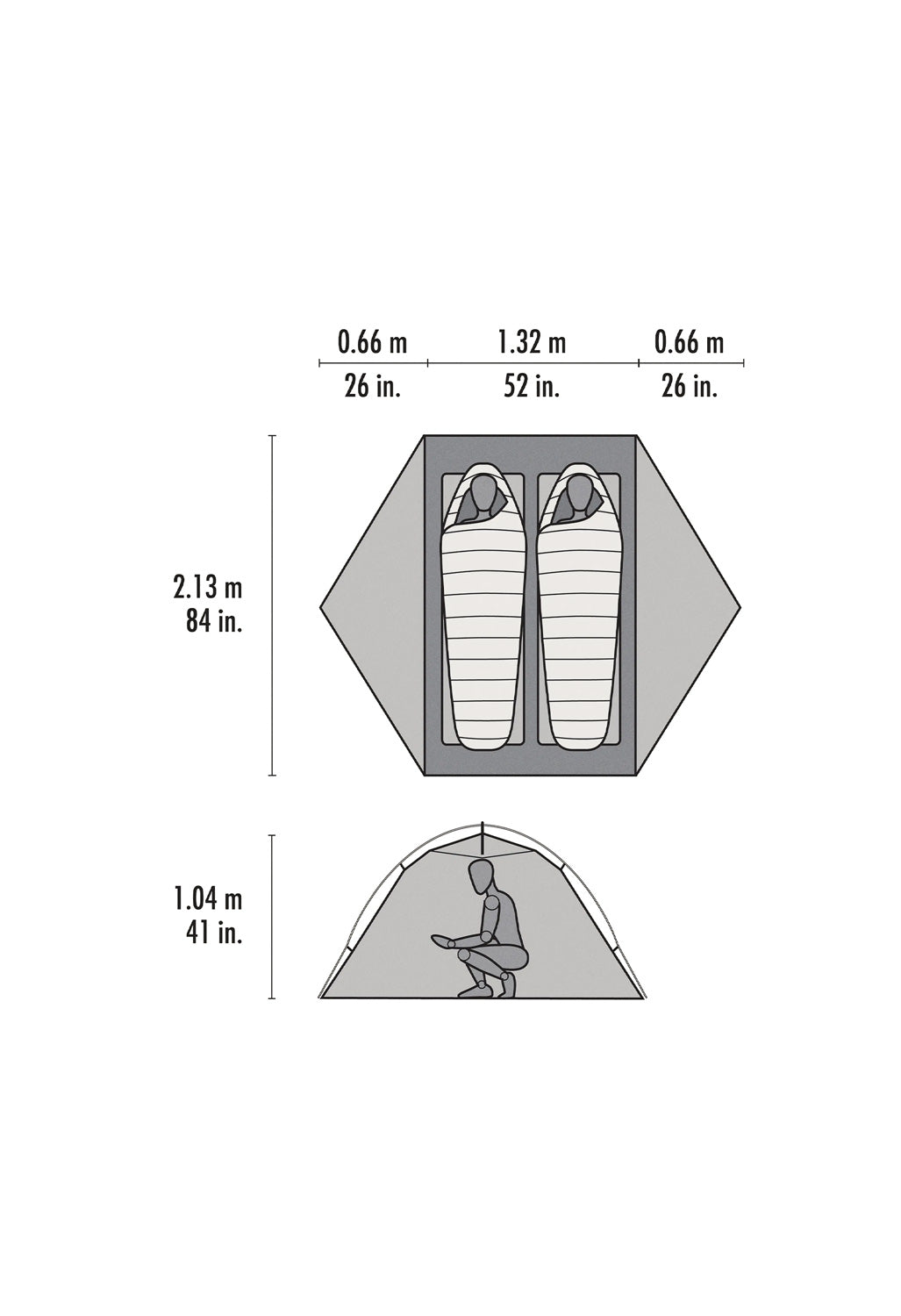 MSR Elixir 2 Person Tent - Green