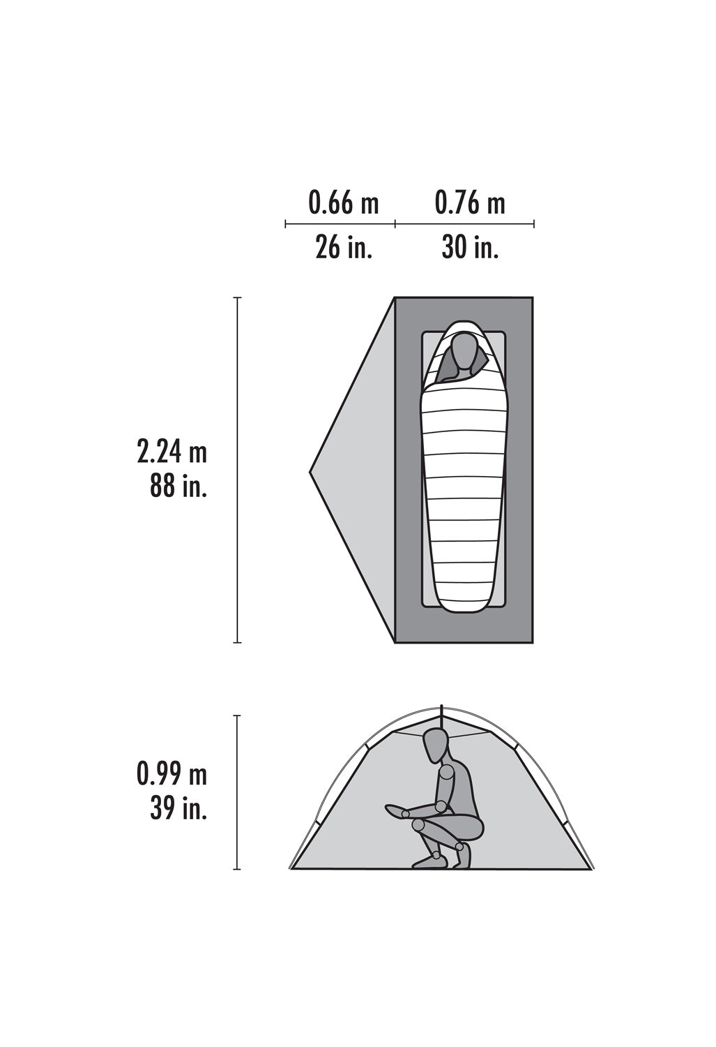 MSR Elixir 1 Person Tent - Green