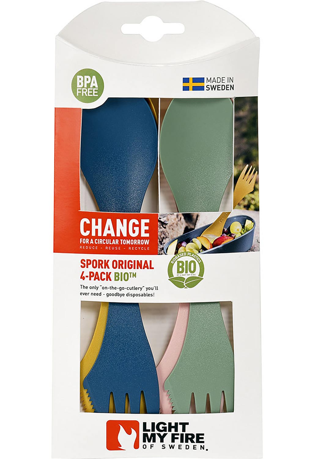 Light My Fire Spork Original BIO 4 pk - Nature