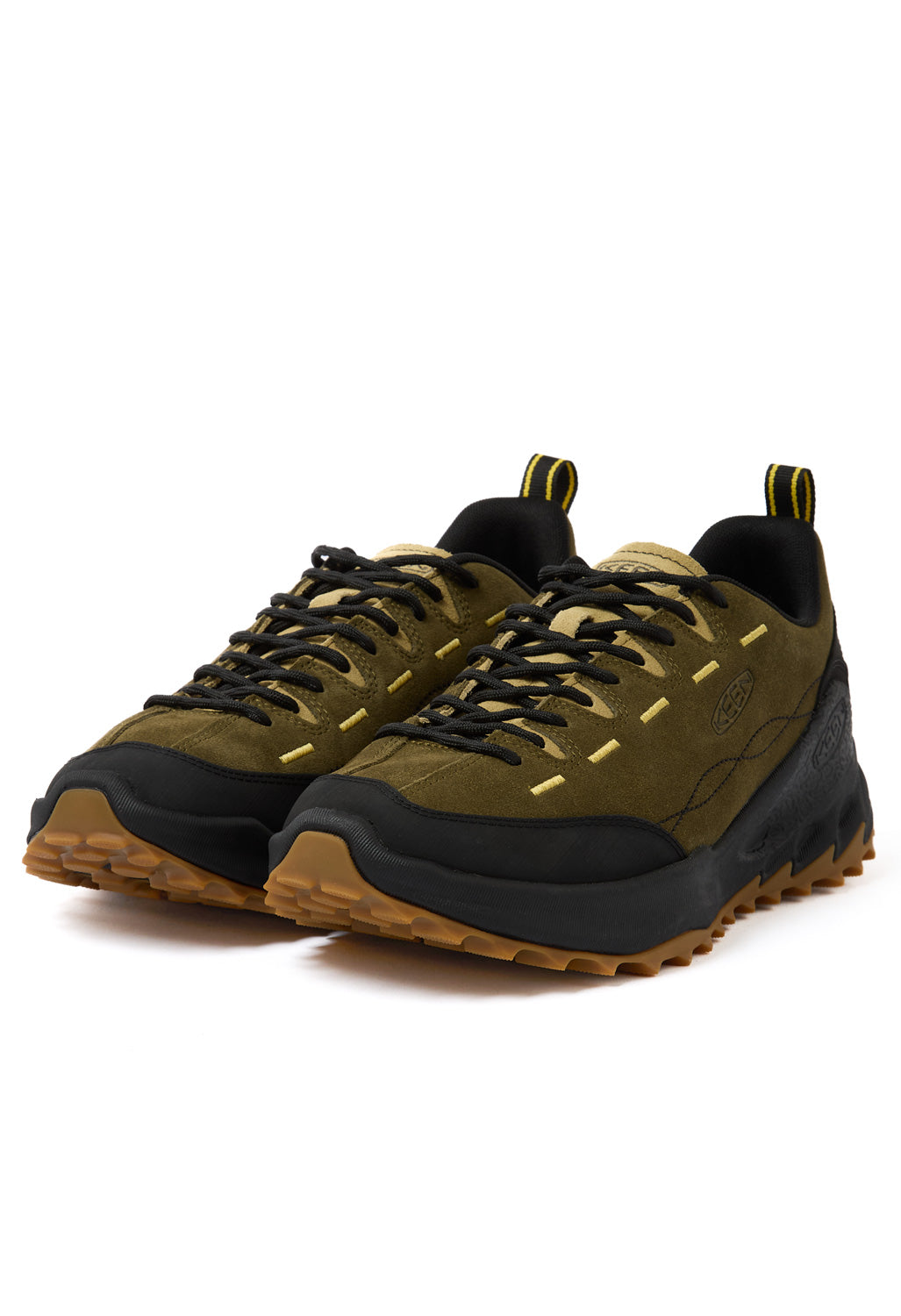 Keen Men's Jasper Zionic Trainers - Dark Olive / Khaki