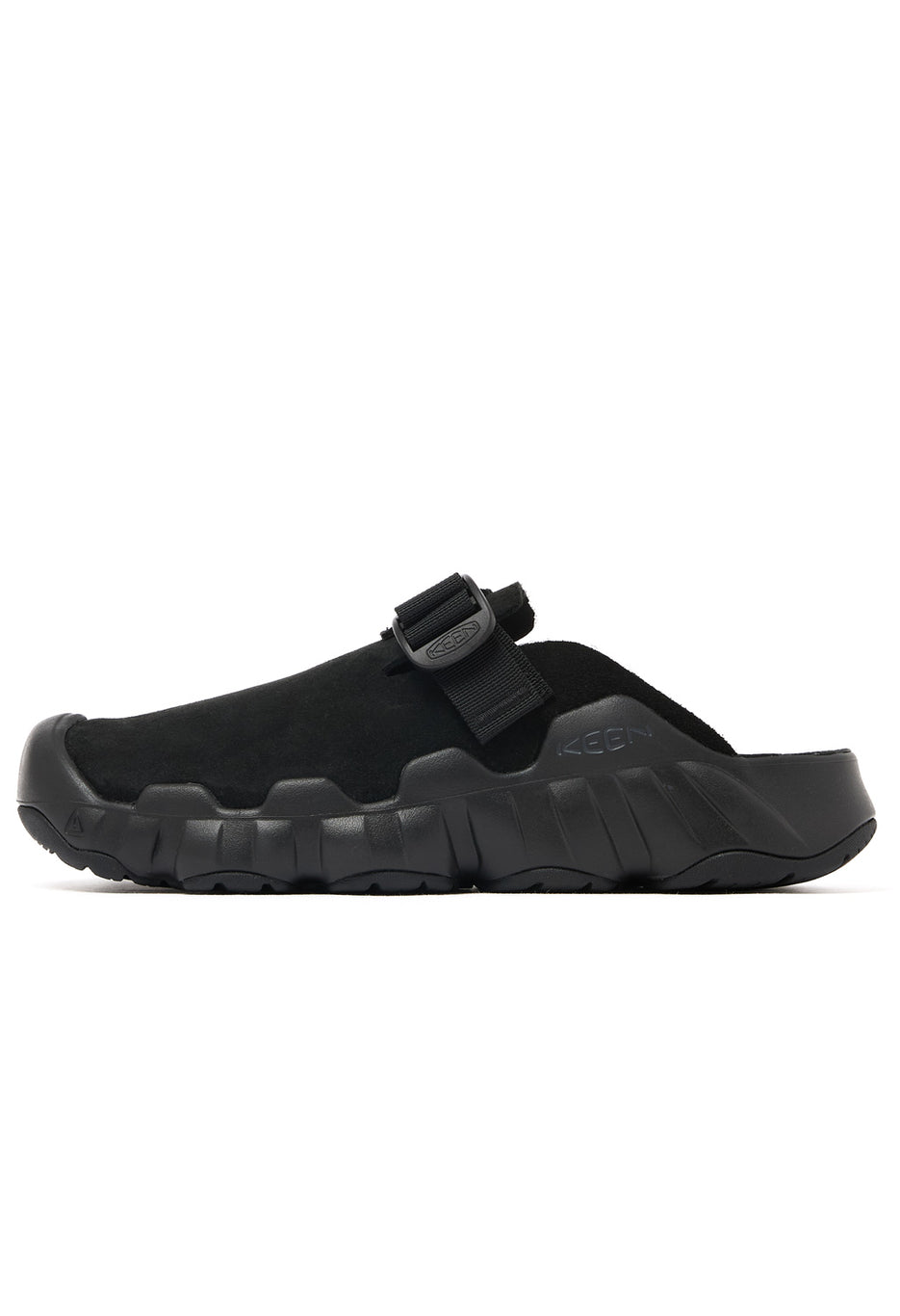 Keen Men's Hyperport Clog Leather - Black / Black