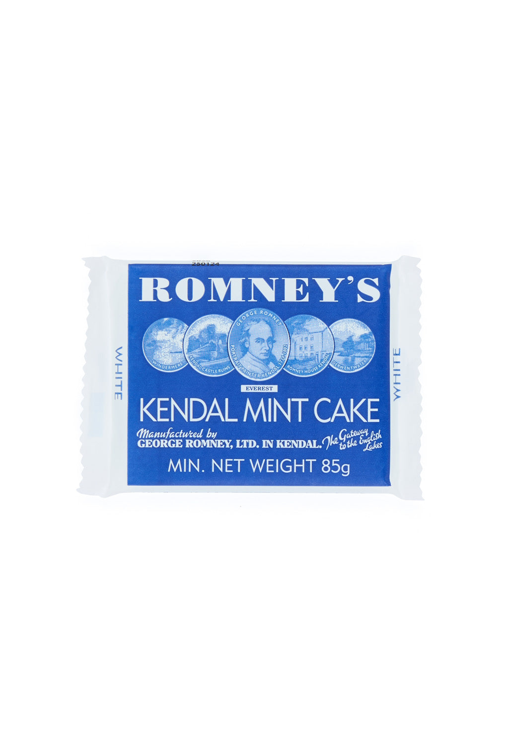 Romneys Kendal Mint Cake 85g Bar - White