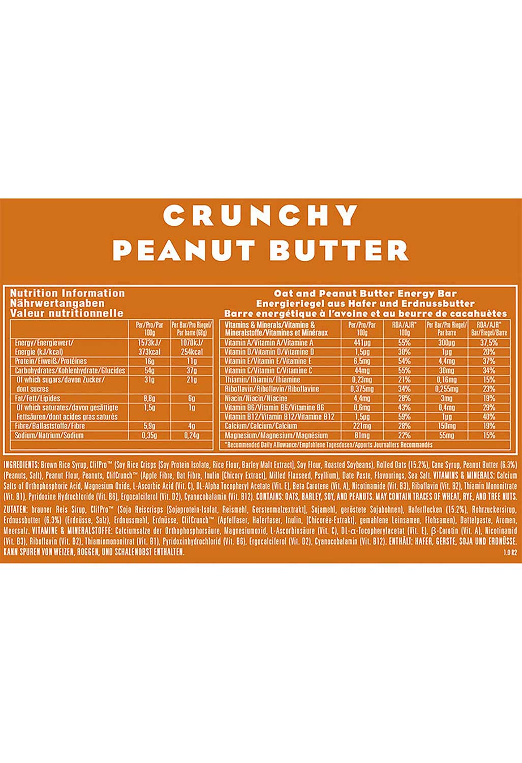 Clif Bar Crunchy Peanut Butter