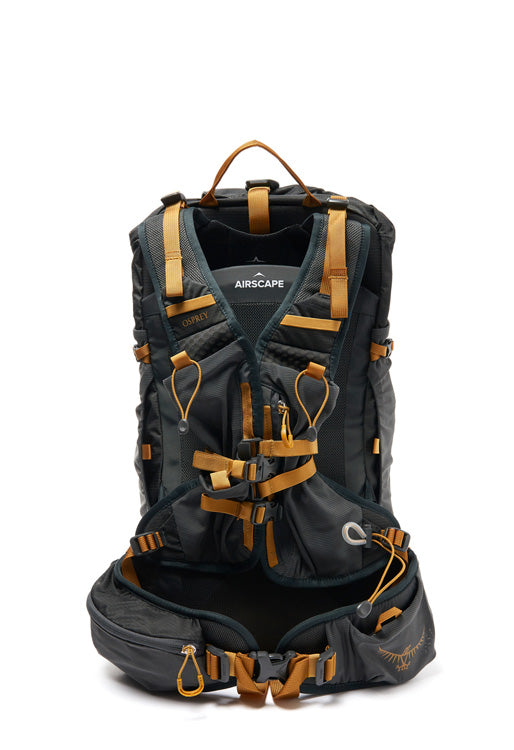 Osprey Talon Velocity 20 - Dark Charcoal / Tumbleweed Yellow