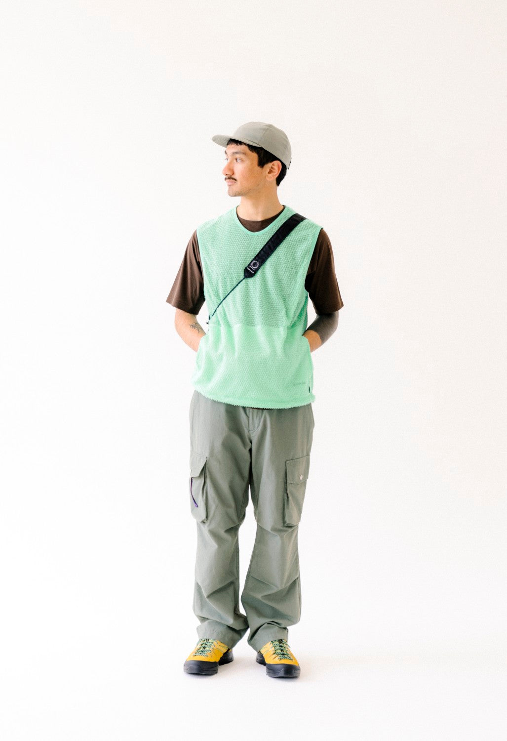 Snow Peak Men's Light Dobby Cloth  Pants - Foliage