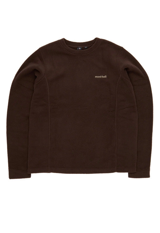 Montbell Women's Climaplus 100 Lite Sweatshirt - Dark Brown