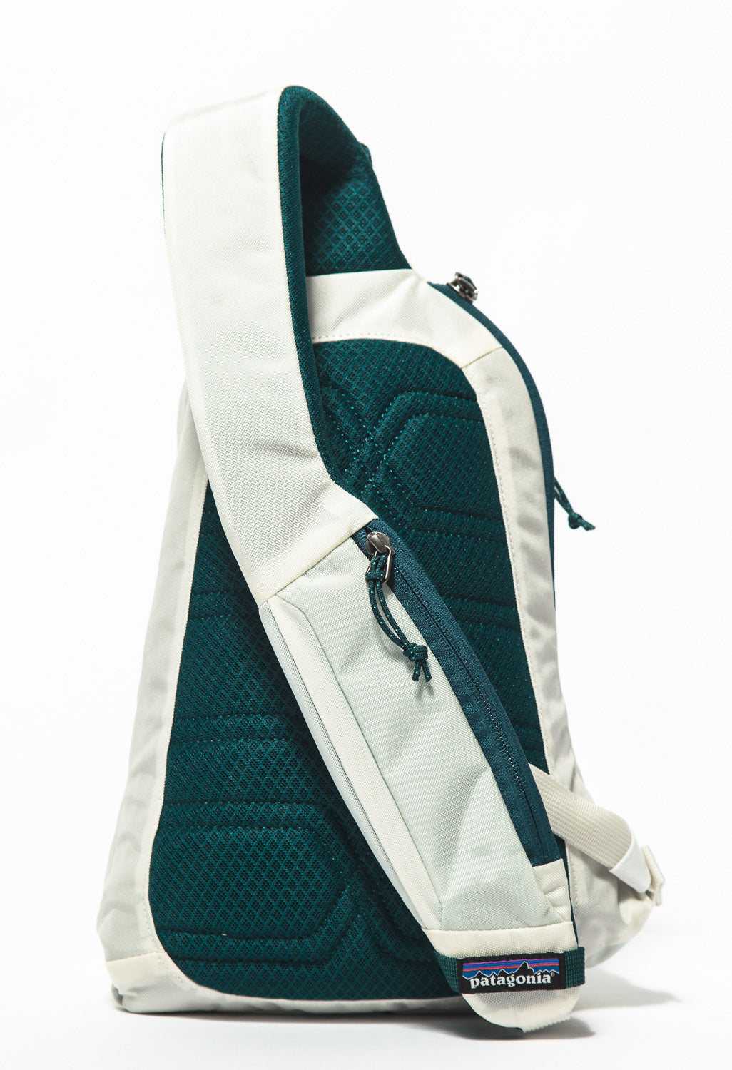 Patagonia Atom Sling Backpack - Birch White W/Tidal Teal