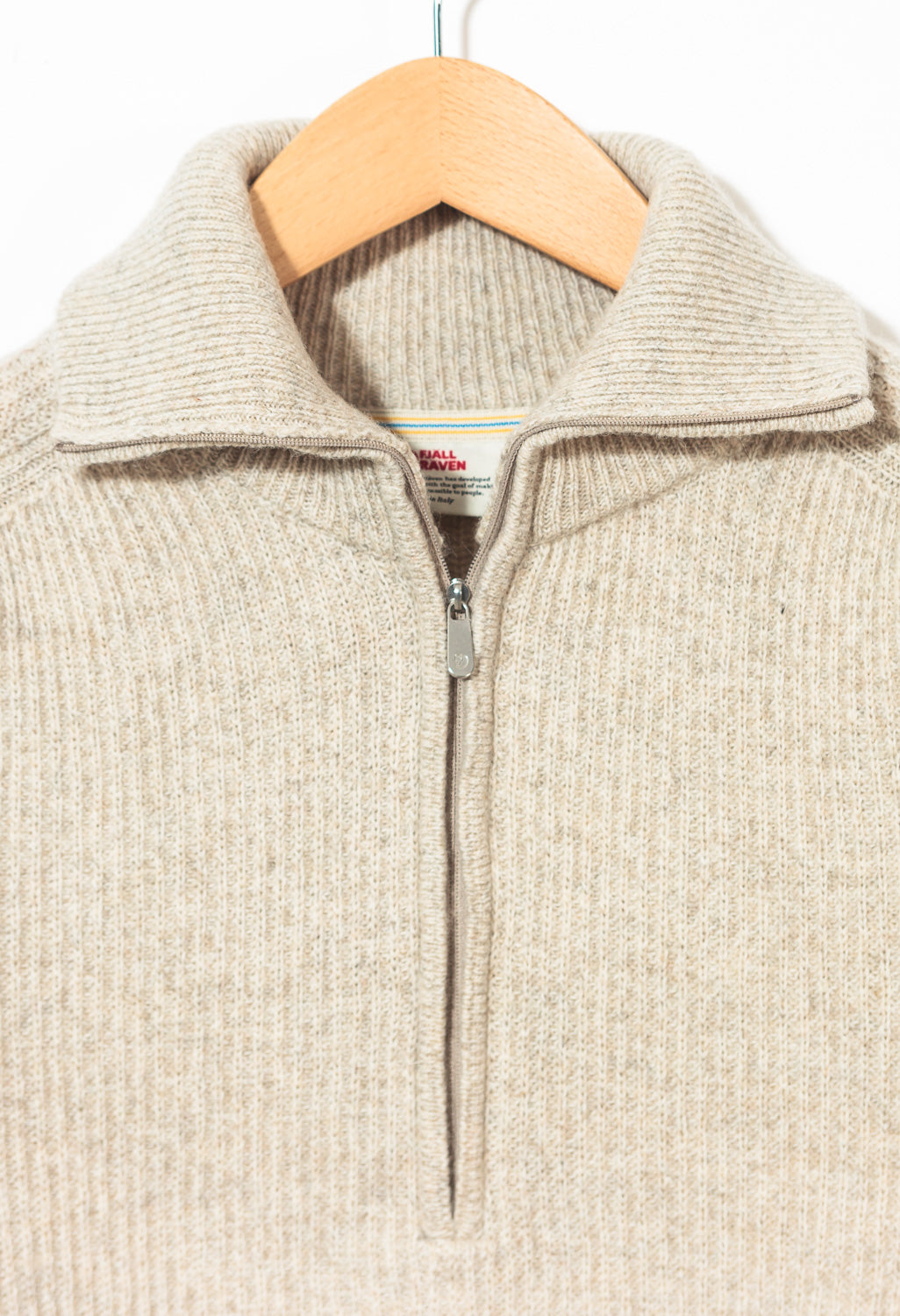 Fjällräven Greenland Re-Wool Men's Sweater - Chalk White