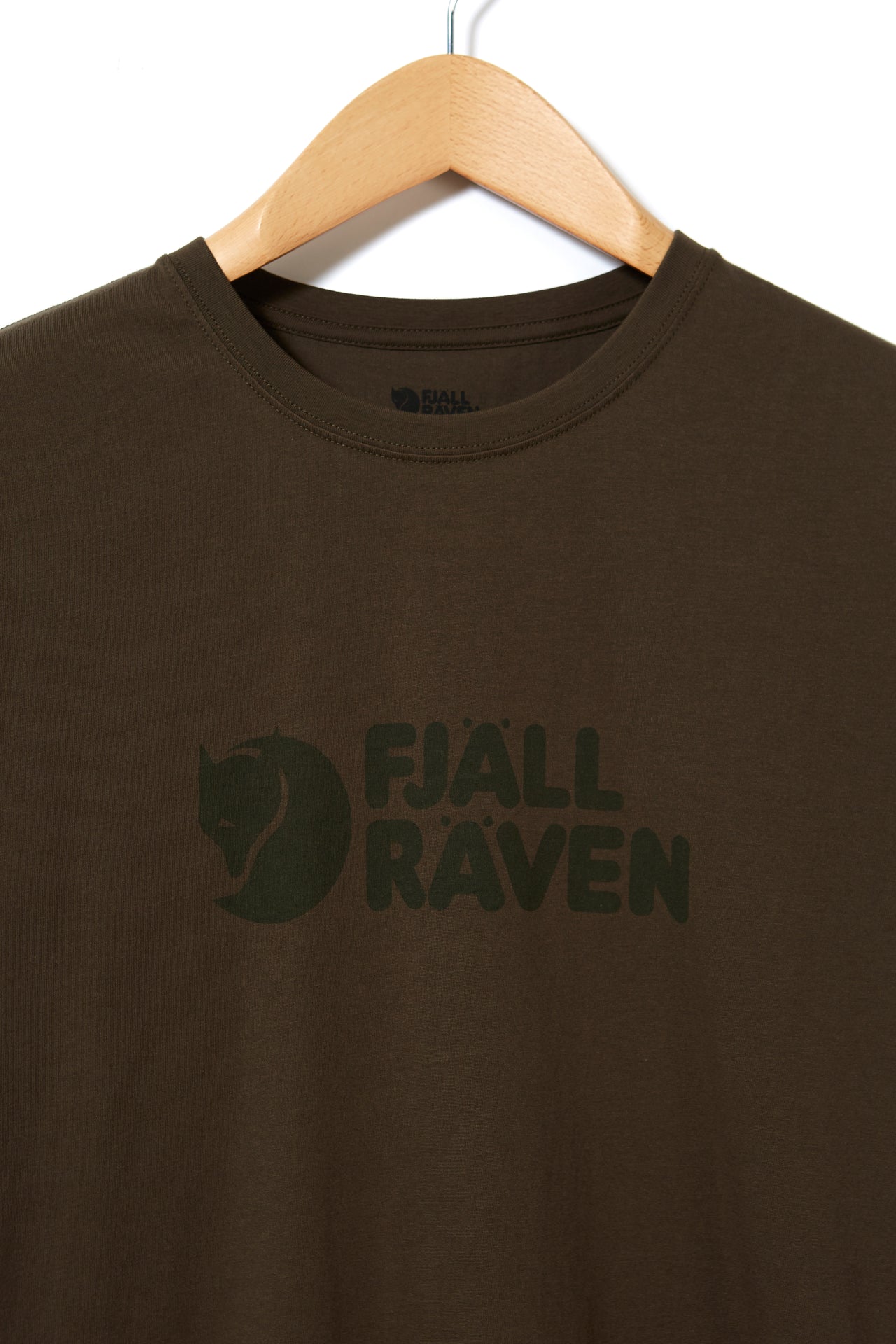 Fjällräven Logo Men's T-Shirt - Dark Olive