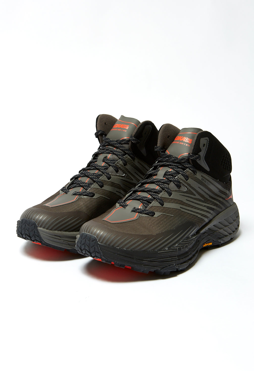 Hoka Speedgoat 2 Mid GORE-TEX Men's Boots - Anthracite/Dark Gull Grey