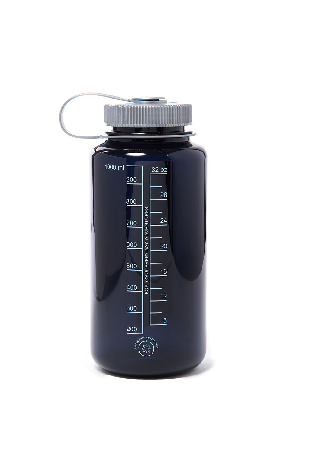 Nalgene Tritan Wide Mouth Sustain 1L - Odyssey Gray Large Nalgene Logo
