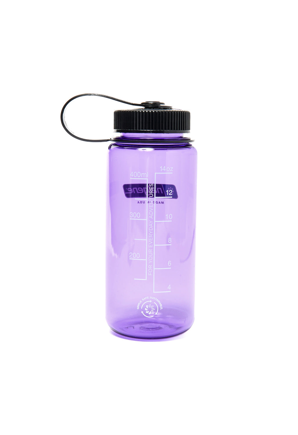 Nalgene Tritan Wide Mouth Sustain 0.5L - Purple / Black Cap
