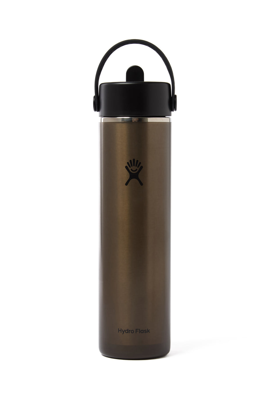 Hydro Flask 24oz Lightweight Wide Mouth with Flex Straw Cap - Obsidian