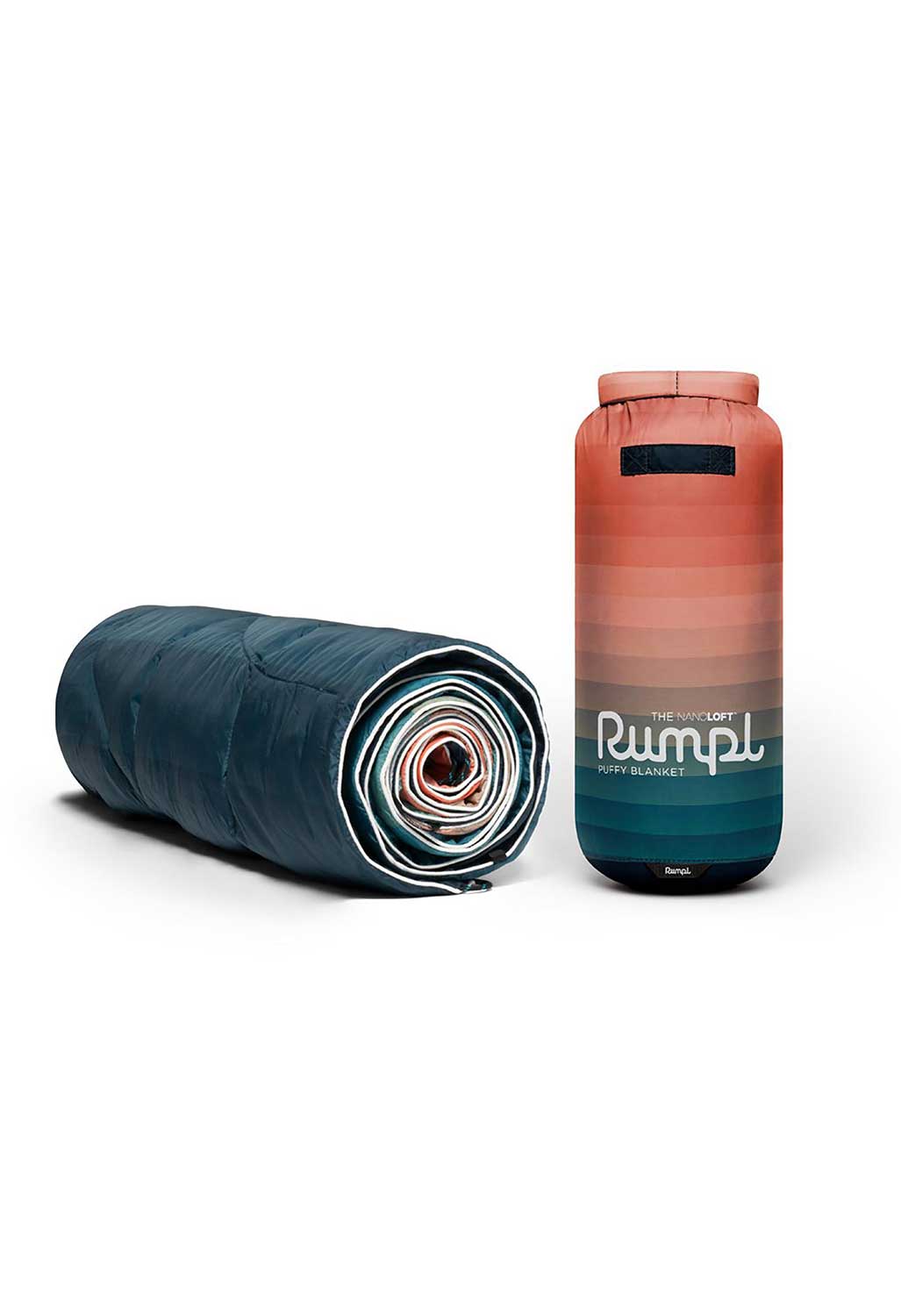 Rumpl NanoLoft Puffy Blanket 1P - Patina Pixel Fade